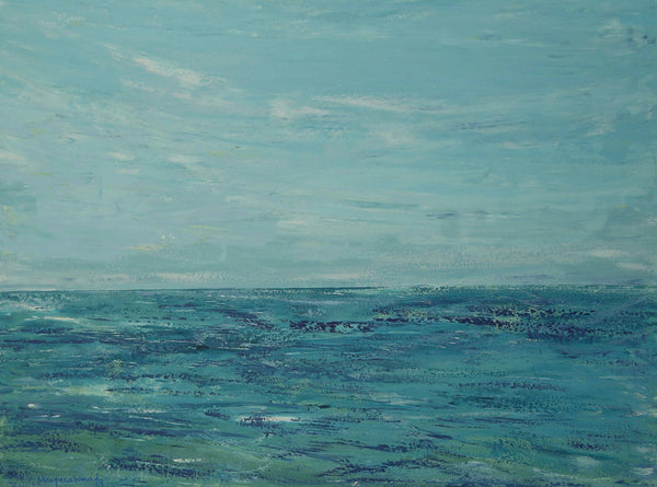 Lake View- Acrylic on Canvas Painting 36"x48" - HassanNayerahmadiArt