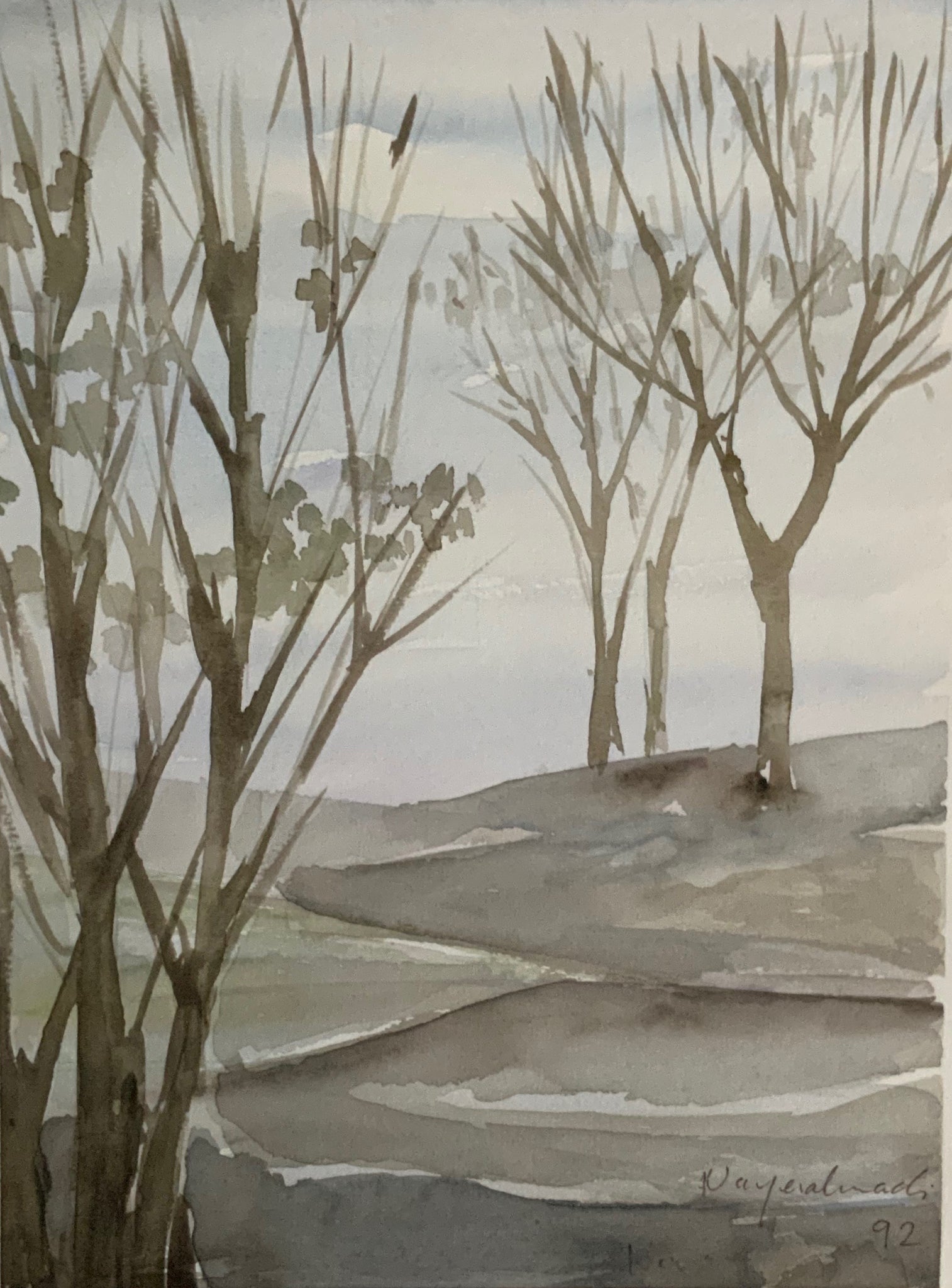 Watercolour #005 - HassanNayerahmadiArt