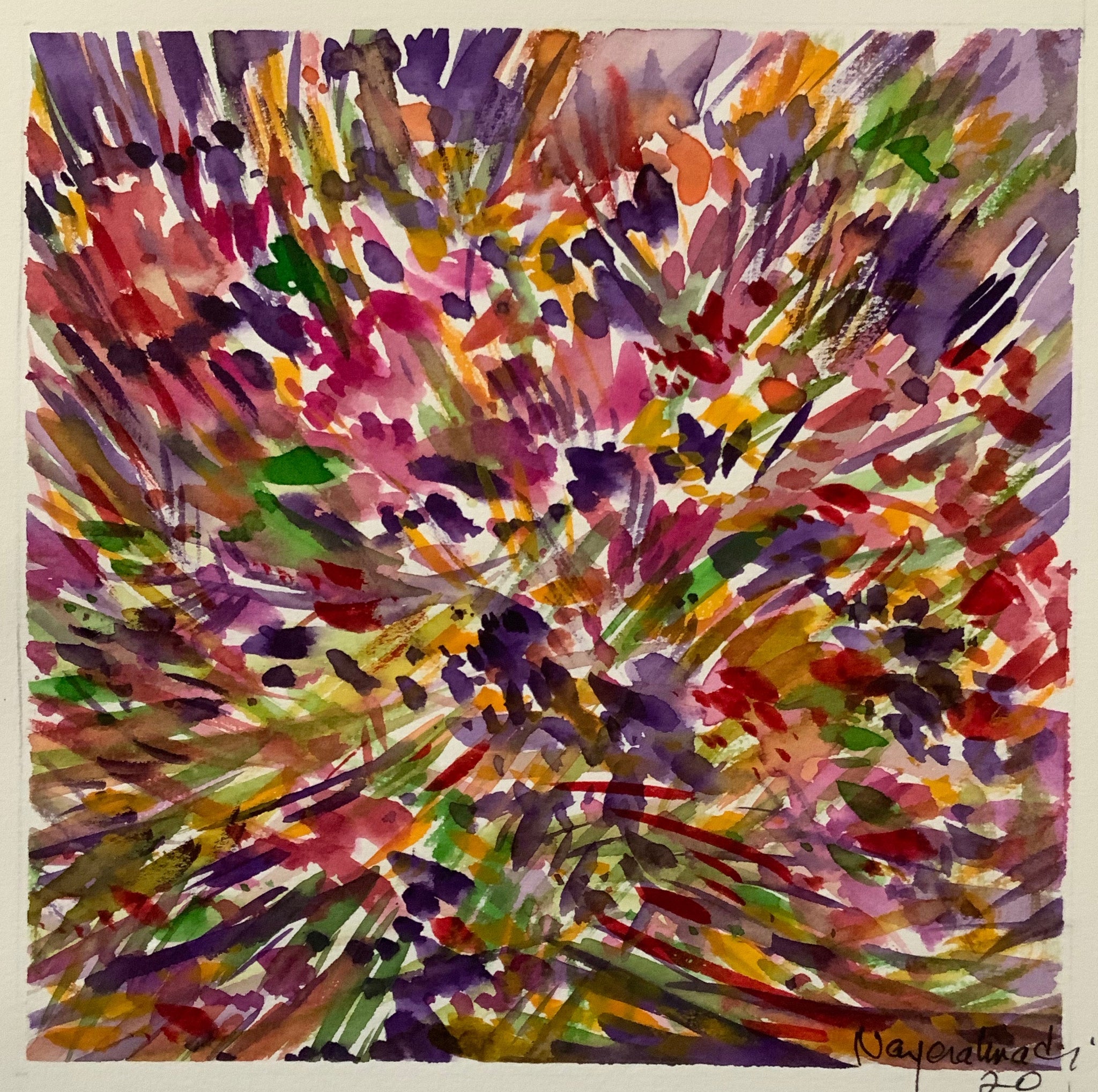 Watercolour #004 - HassanNayerahmadiArt