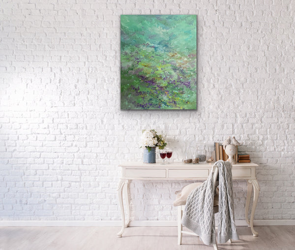 Spring  valley (24"x30") - HassanNayerahmadiArt
