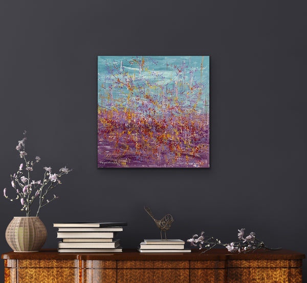 Abstract acrylic painting, Colourful, Artist in Toronto