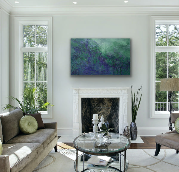 Pond#1(36"x60") - HassanNayerahmadiArt