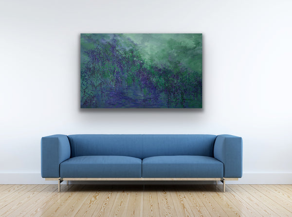 Pond#1(36"x60") - HassanNayerahmadiArt