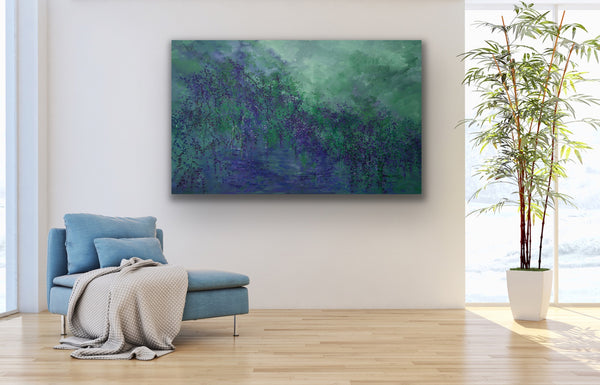 Pond#1(36"x60") - HassanNayerahmadiArt